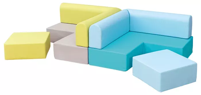 Modulare Couch, Weiche Blöcke, Kindersitzmöbel, Schaumsofa, Schnittsofa