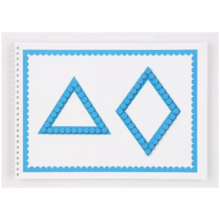 Lego-ähnlich, Platten, Blau,  geometrische Formen, Kinderbausatz