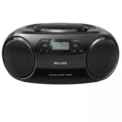 radio, boombox, digital tuner, Philips, schwarz