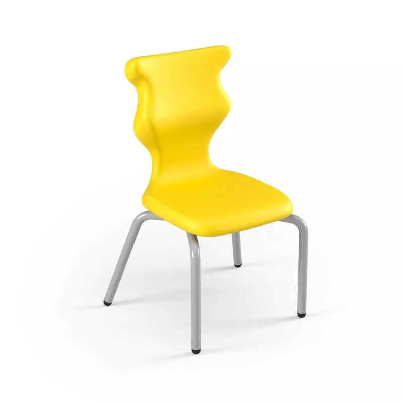 Stuhl, Gelber Stuhl, Kunststoffstuhl, Kinderfreundlich?, Moderner Stuhl