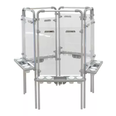 Kunststoffrahmen, Schalung, Transparentglas, Maschinenteile, Konstruktionsteile