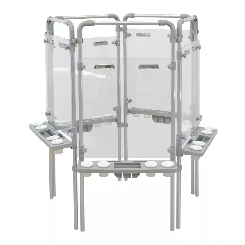Kunststoffrahmen, Schalung, Transparentglas, Maschinenteile, Konstruktionsteile