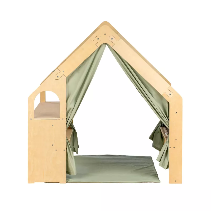 holz, holzhaus, teepee, zelt, baldachin