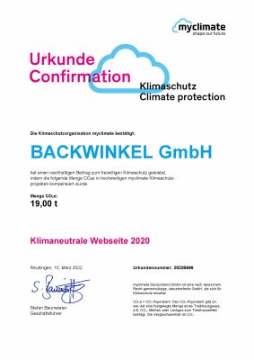 klimaschutz, zertifikat, CO2, webseite, myclimate