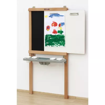Kinder-Malkommode, Kunsttafel, Kinderwerkbank, Malfläche, Aufbewahrungsschale