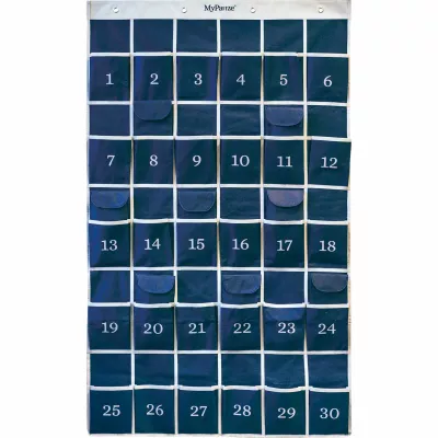 Organizer, Ablage, Adventskalender, Stofforganizer, 30 Taschen