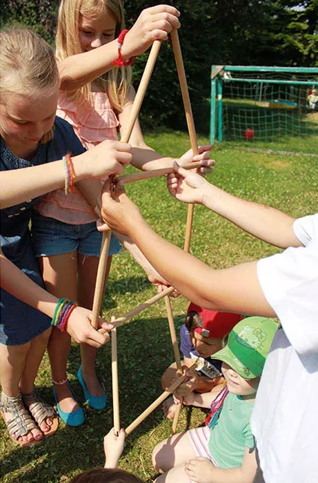 Konstruktion, Kinder, Spielturm, Holz, Outdoor