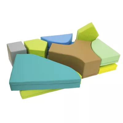 Schaumstoffmodul, Kinderzimmer, Matte, Sitzerblock, Puzzle-Set