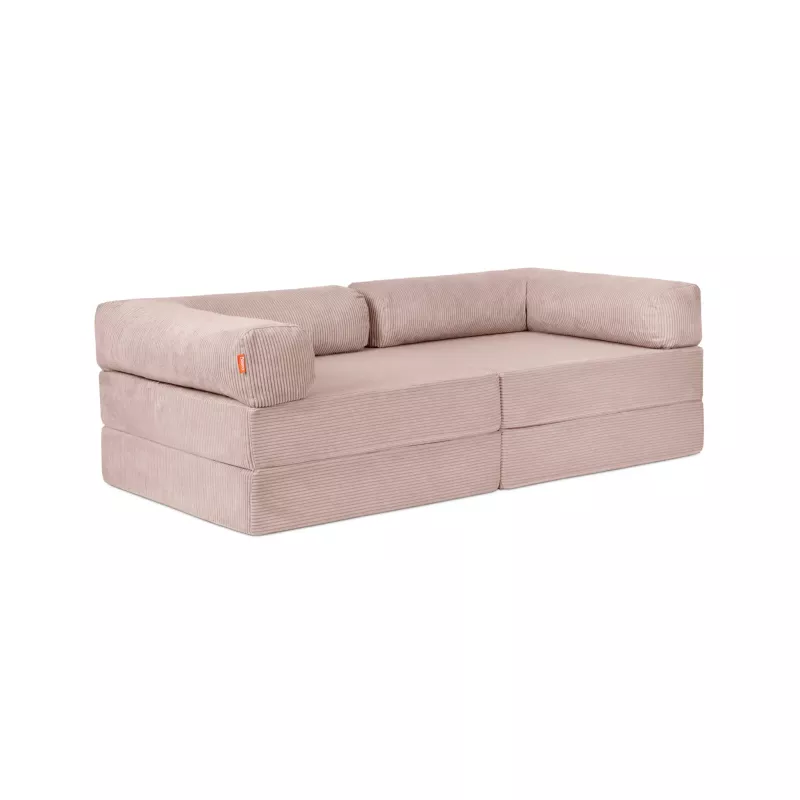 Sofa, Sessel, Rosa, Strukturstoff, Rückenstütze