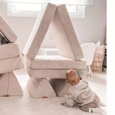 Kuschelmatte, Kraal-Matte, Spielmatte, Samtig, Kinderzimmer