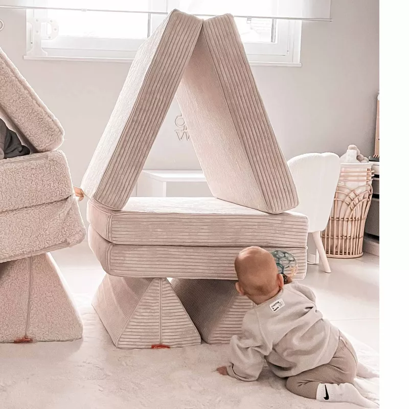 Kuschelmatte, Kraal-Matte, Spielmatte, Samtig, Kinderzimmer