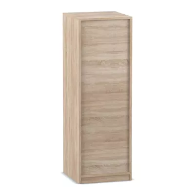 Bücherregal, Standregal, Holz, Vitrinenstil, Naturalholz