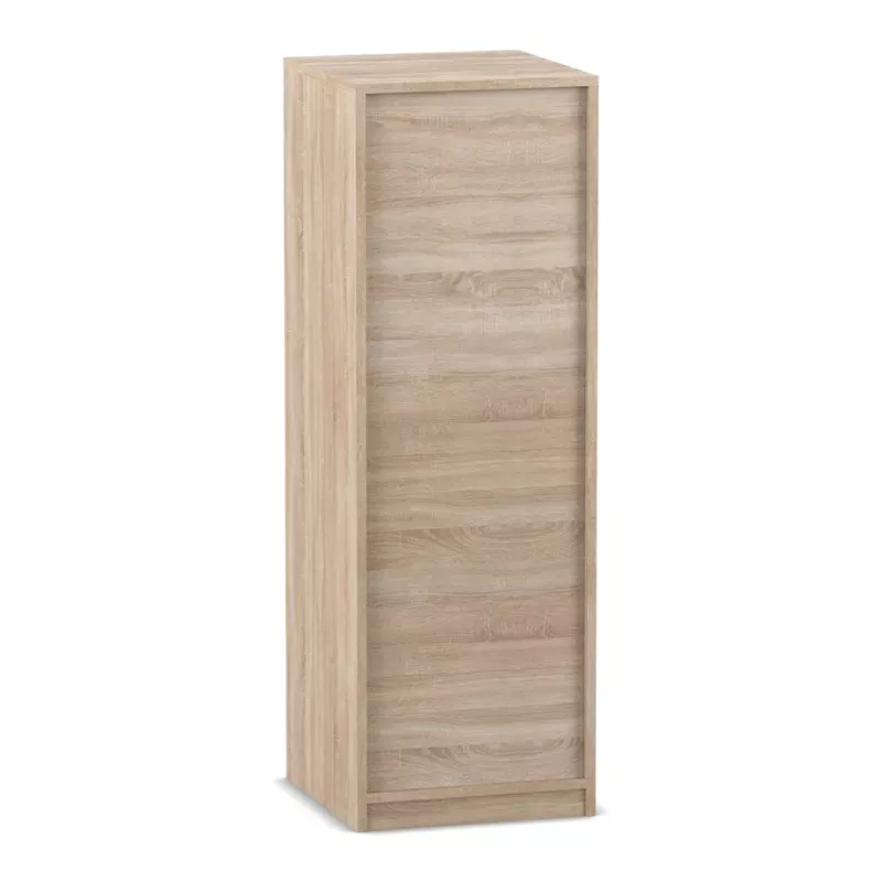 Bücherregal, Standregal, Holz, Vitrinenstil, Naturalholz