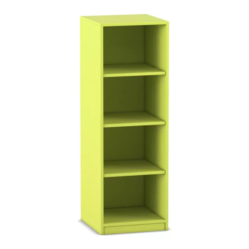 Regal, Highboard, Offenes Regal, Holzregal, vier Ebenen