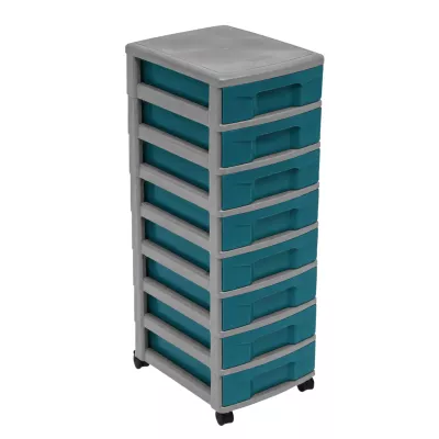 Flexeo® Container-System mit 8 flachen Boxen