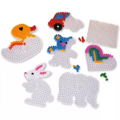 puzzle, peel-off, perlen, aufkleber, tier