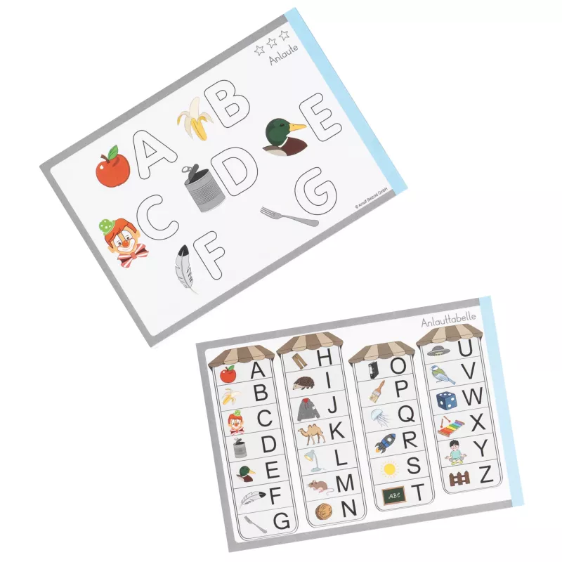 Alphabet, Lernspiel, Bildkarten, Karten, Buchstaben