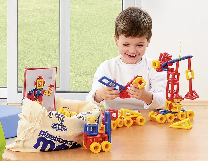 Kinderbaukasten, Bausteine, Konstruktionsset, Spielzeug, Kreislaufbau