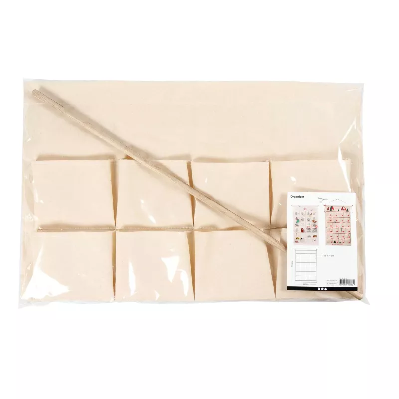 Organizer, pocket organizer, paper bags, kraft, set