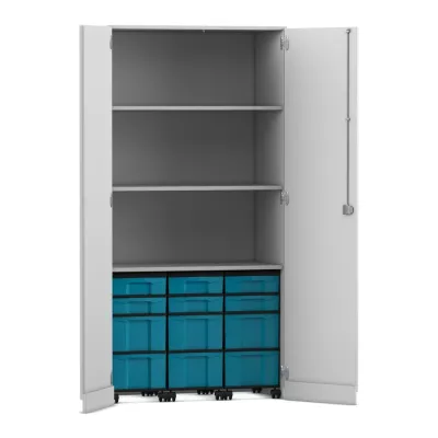Schrank, Aufbewahrung, Kleinteileboxen, Schubladenboxen, Metallschrank