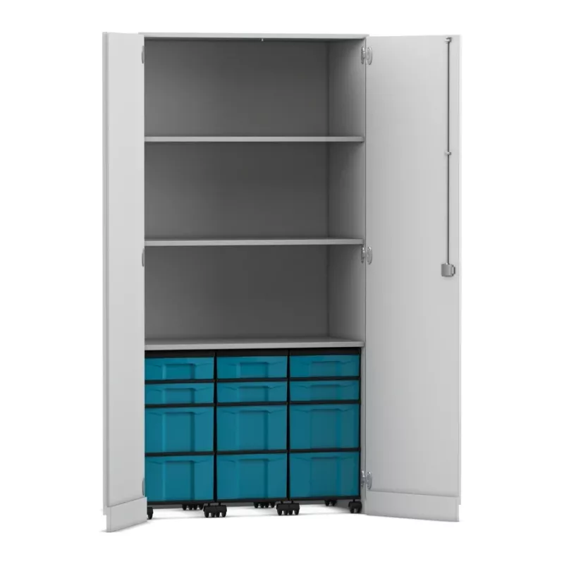 Schrank, Aufbewahrung, Kleinteileboxen, Schubladenboxen, Metallschrank