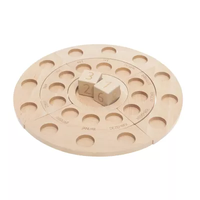 holz, kalender, monatsring, würfel, natürlich