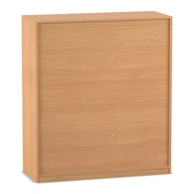 Schrank, Küchenschrank, Holzoptik, Front aus Holz, Schrankboden
