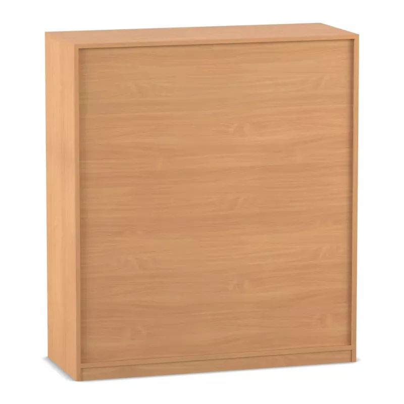 Schrank, Küchenschrank, Holzoptik, Front aus Holz, Schrankboden