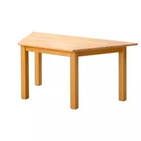 Massiv Trapeztisch, geölt
