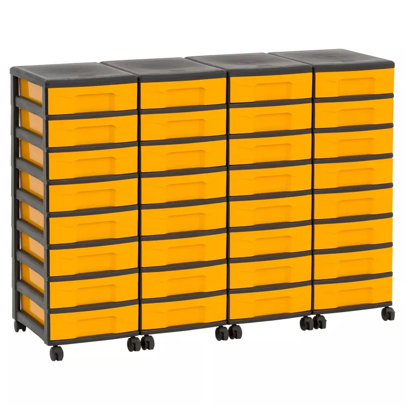 werkzeugschrank, werkzeugkasten, rollcontainer, gelb, aufbewahrung