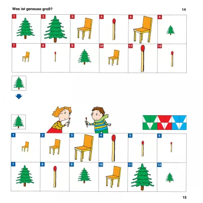 Tannenbaum, Baum, Stuhl, Streichholz, Streichholzkerze