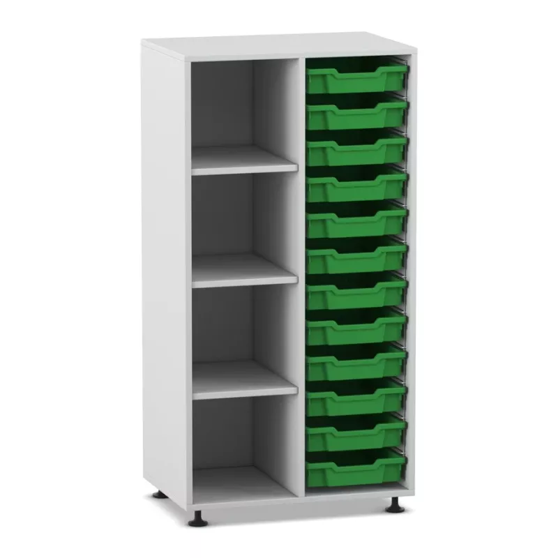 Aufbewahrung, Schrank, Schubladen, Grüne Kästchen, Kastenregal