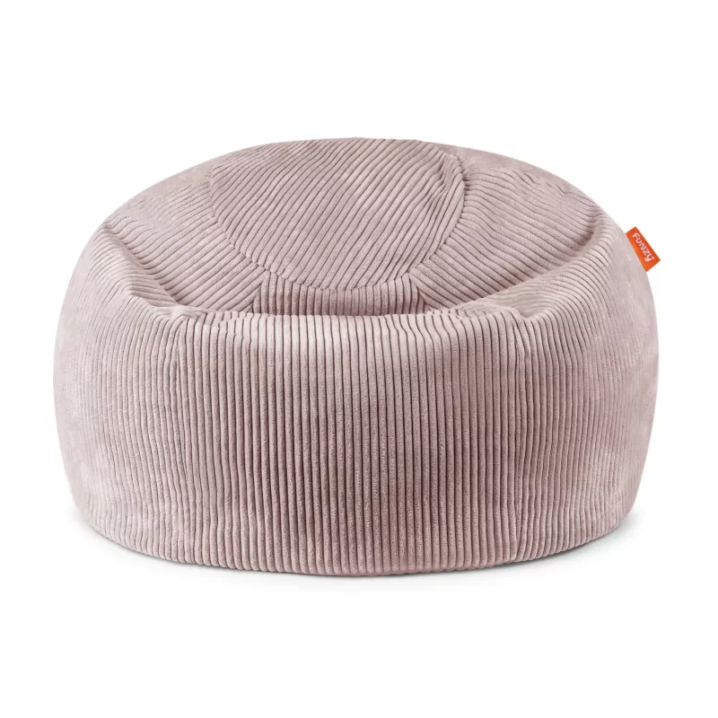 Bodenkissen, Kordelstoff, Pink, Rund, Weich