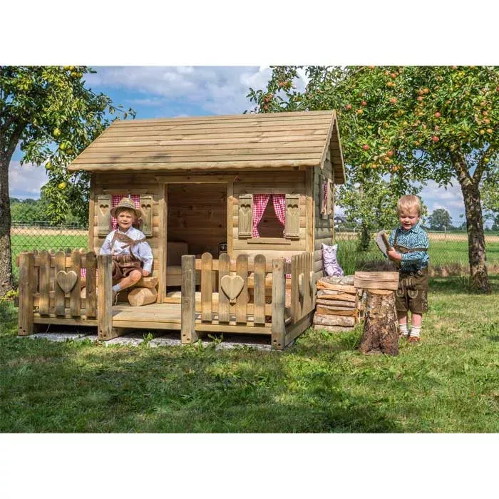 Holzspielhaus, Kinderspielhaus, Holzhaus, Gartenholz, Kinderoutdoor