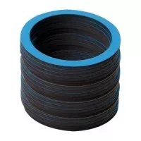Kabel, Spule, Schwarz, Blau, Kunststoff/Polymer