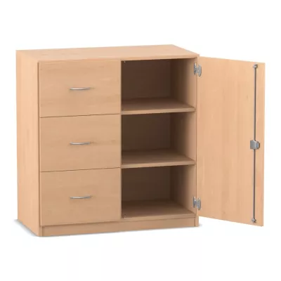 Schrank, Schubladen, Holz, Schrankkombination, Schiebetür?