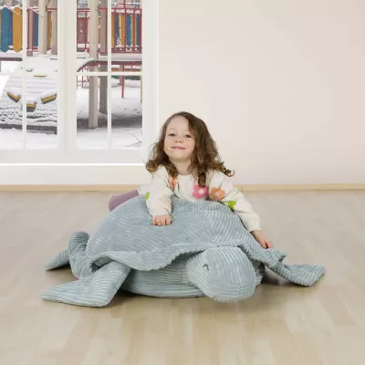 Kinder, Decke, Plüschtier, Samt, Kuscheldecke