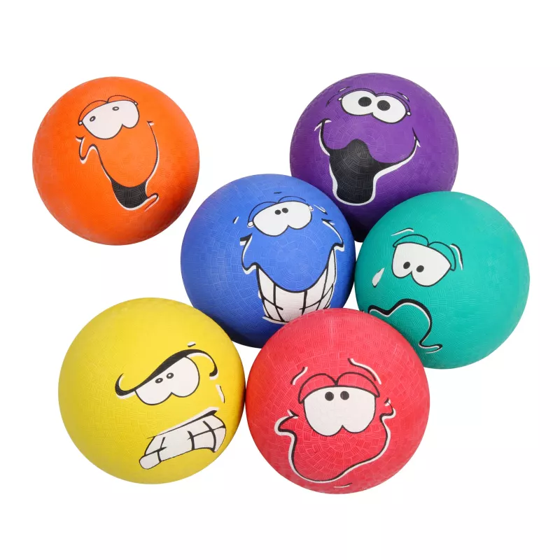 sportball, gummi-ball, bunt, bemalte balls, soccer? ball