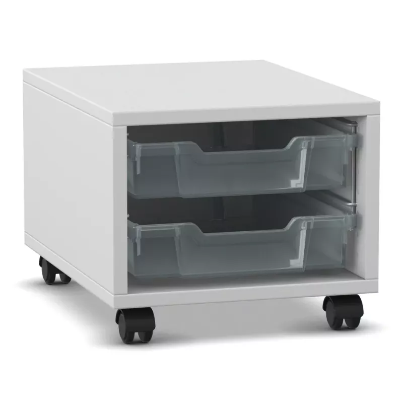 Mobiltisch, Rollcontainer, Schubladen, 2 Schubladen, Räumlichkeit