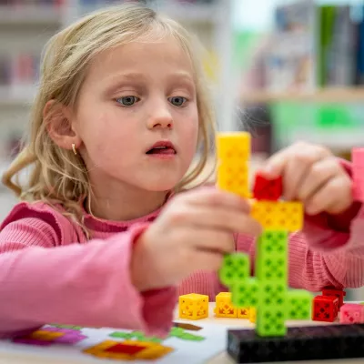 Kinder, Bausteine, Konstruktionsspielzeug, Farben, Spielzeug