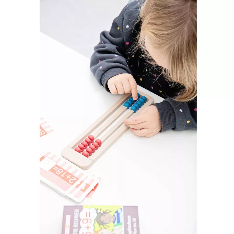 holzspiel, rechenstab, abacus, kinderspiel, farben