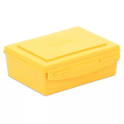 haltbar, kühlbox, aufbewahrungsbox, gelb, tragegriff