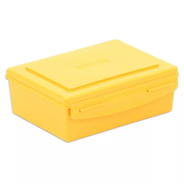 haltbar, kühlbox, aufbewahrungsbox, gelb, tragegriff