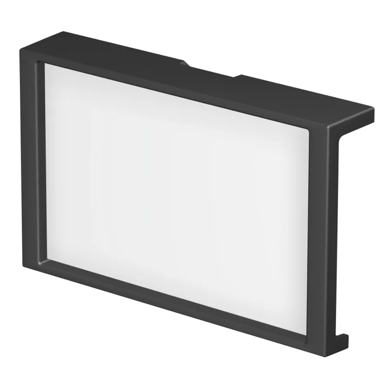 LED-Panel, Licht-Panel, Rahmenloses Panel, Grau-Rahmen, Weißer Diffusor