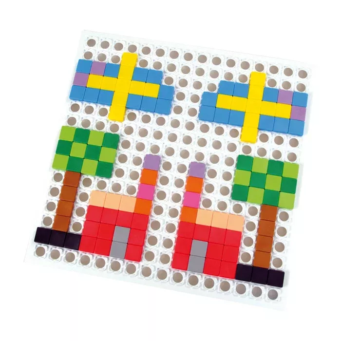 Mosaik,  Fliesen,  bunte Raster,  Konstruktionsspielzeug,  Stiftplatte