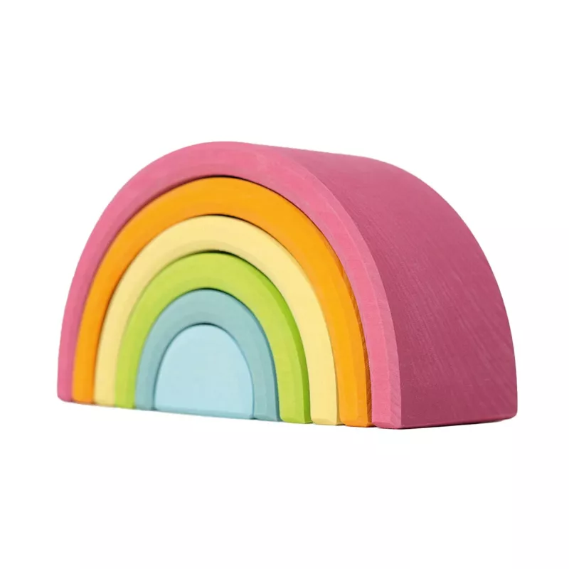 Holzblocke, Regenbogen, Holzspielzeug, Lamellenbogen, Kinderspielzeug