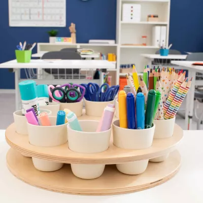 Schreibtisch-Organizer, Buntes Schreibwaren-Set, Kreide/Stiftbehälter, Pencil Cups, Radiale Stifthalter