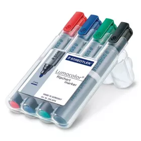 4 Flipchart-Marker im Etui