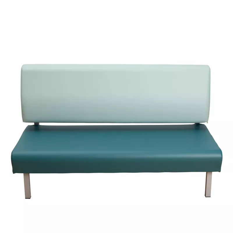 Sofa, Sessel, Zweisitzer, Kunstleder, Teal