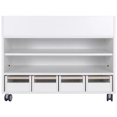 Regal, Schrank, Wagen, Rollcontainer, Holz